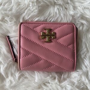 Tory Burch Pink Quilted Wallet